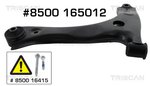 Control/Trailing Arm, wheel suspension TRISCAN 8500165012
