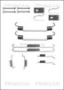 Accessory Kit, brake shoes TRISCAN 8105502556