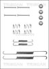 Accessory Kit, brake shoes TRISCAN 8105242191