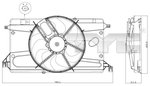 Fan, engine cooling TYC 820-0002