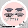 Brake Pad Set, disc brake ZIMMERMANN 245631651
