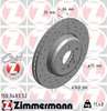 Brake Disc ZIMMERMANN 150348352