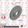 Brake Disc ZIMMERMANN 100121620