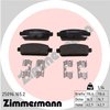 Brake Pad Set, disc brake ZIMMERMANN 250961652