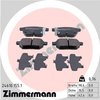 Brake Pad Set, disc brake ZIMMERMANN 246101551