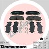 Brake Pad Set, disc brake ZIMMERMANN 253781852