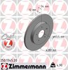 Brake Disc ZIMMERMANN 250134520