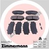 Brake Pad Set, disc brake ZIMMERMANN 245441751