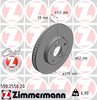 Brake Disc ZIMMERMANN 590255620