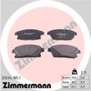 Brake Pad Set, disc brake ZIMMERMANN 250341851