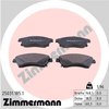 Brake Pad Set, disc brake ZIMMERMANN 250311851