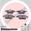 Brake Pad Set, disc brake ZIMMERMANN 245571901