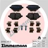 Brake Pad Set, disc brake ZIMMERMANN 207641752