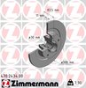 Brake Disc ZIMMERMANN 470243400