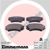Brake Pad Set, disc brake ZIMMERMANN 244121901