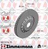 Brake Disc ZIMMERMANN 100337475