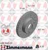Brake Disc ZIMMERMANN 400366520